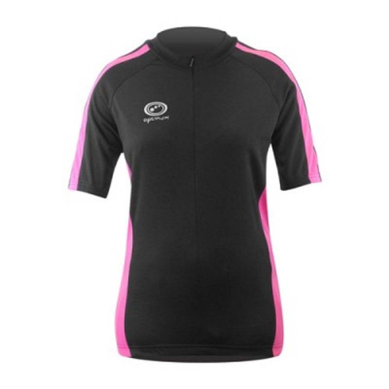 Nitebrite Radfahrtrikot Damen Schwarz 38 von Optimum