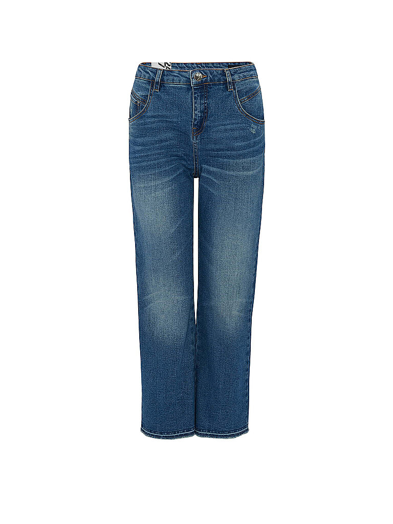 OPUS Jeans Flared Fit 7/8 LANI TWIST blau | 36/L28 von Opus