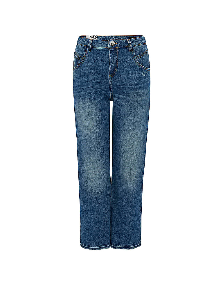 OPUS Jeans Flared Fit 7/8 LANI TWIST blau | 38/L28 von Opus