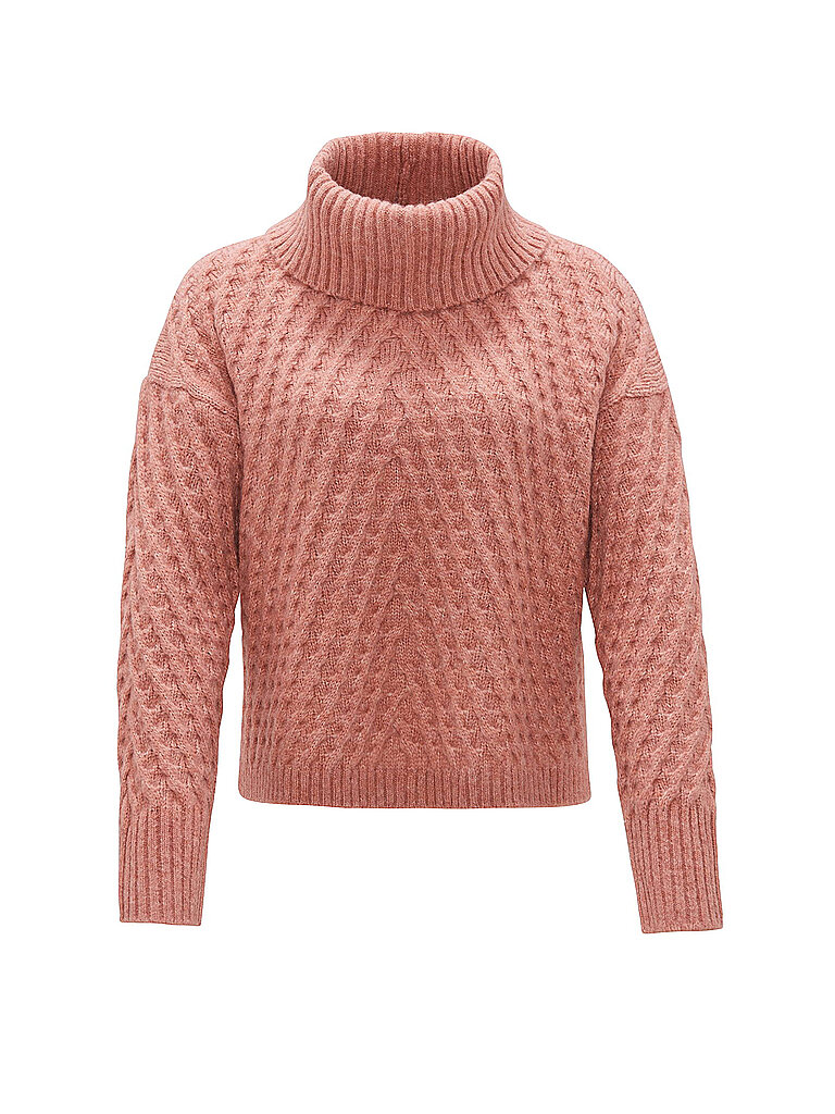 OPUS Rollkragenpullover PLINEA rosa | 38 von Opus