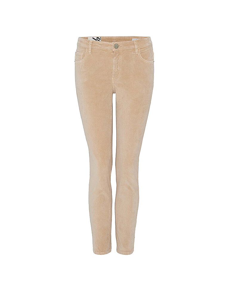 OPUS Samthose Slim Fit EVITA GLAZED beige | 40/L28 von Opus