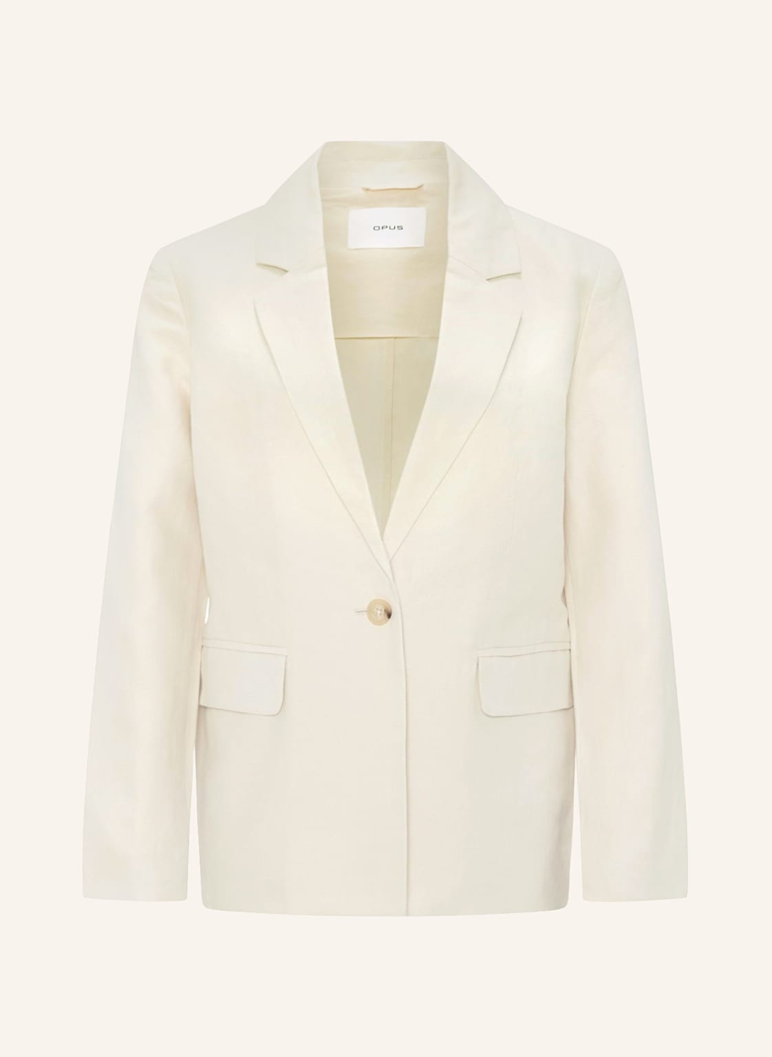 Opus Blazer Jamari Mit Leinen beige von Opus