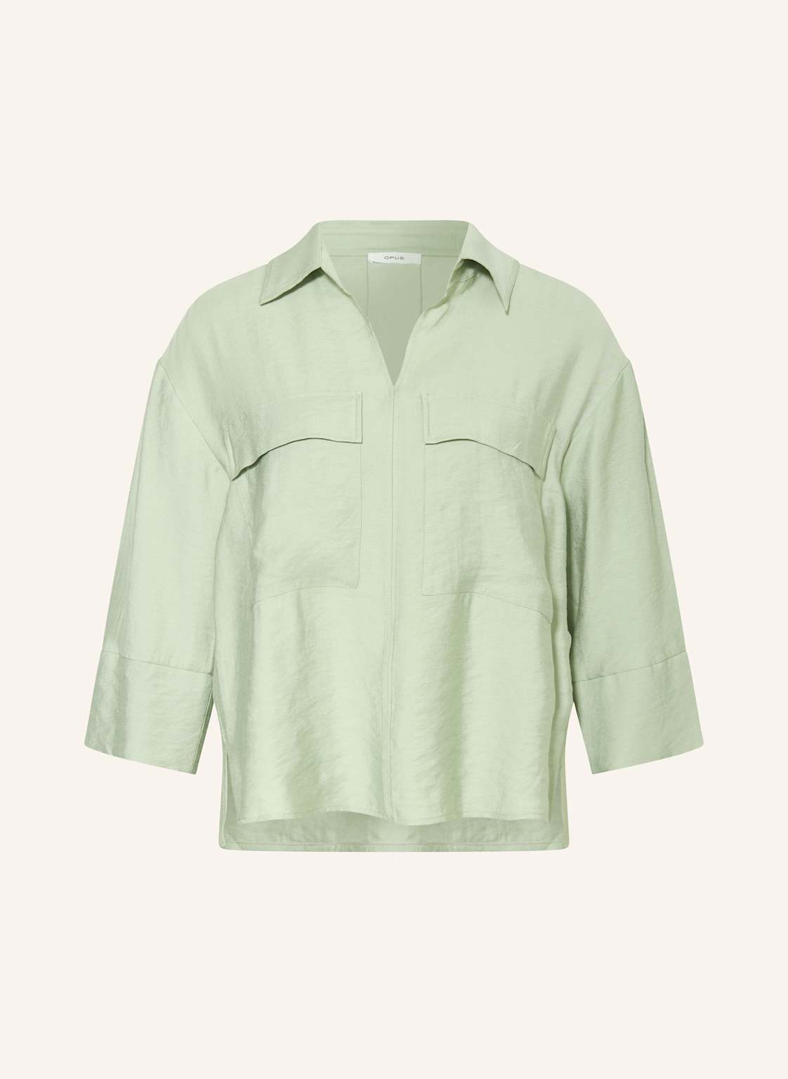 Opus Blusenshirt Felma Mit 3/4-Arm gruen Opus Blusenshirt Felma Mit 3/4-Arm gruen von Opus