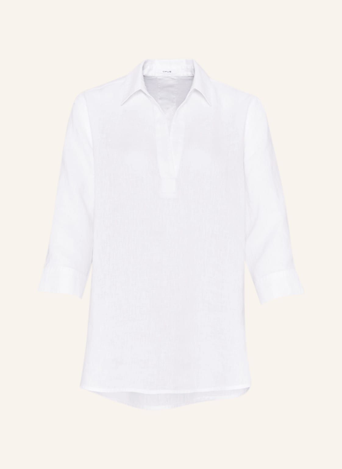 Opus Blusenshirt Fengani Aus Leinen weiss von Opus