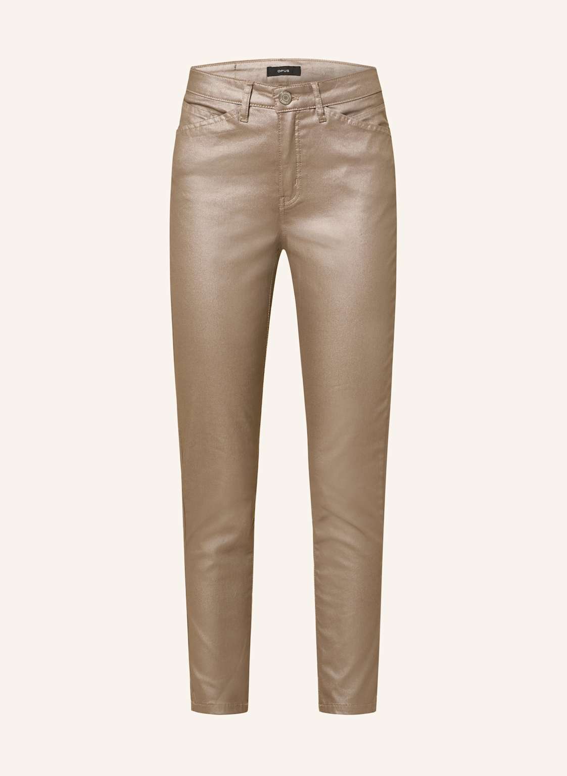 Opus Coated Jeans Emily beige von Opus