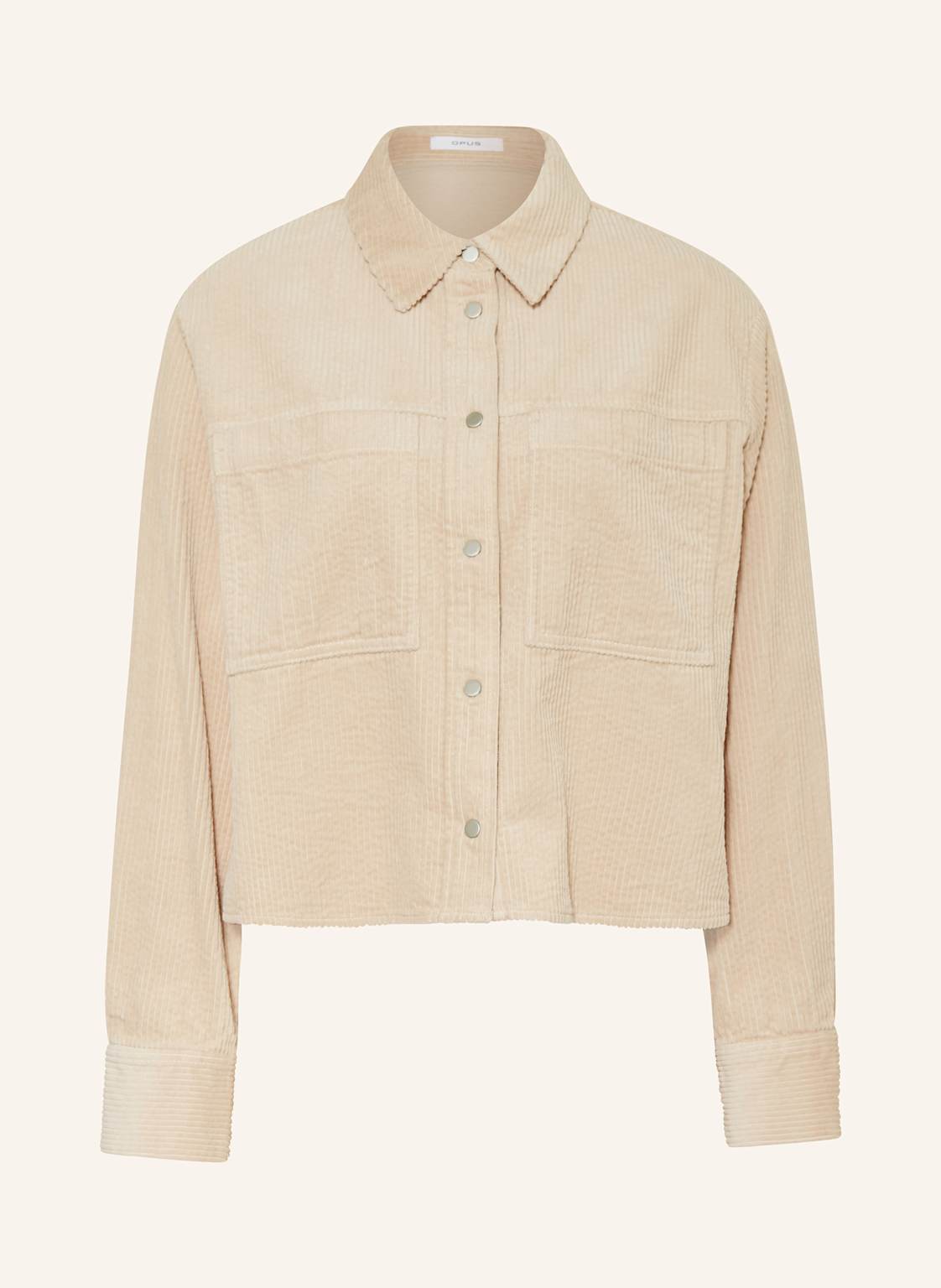 Opus Cord-Overshirt Falba beige von Opus