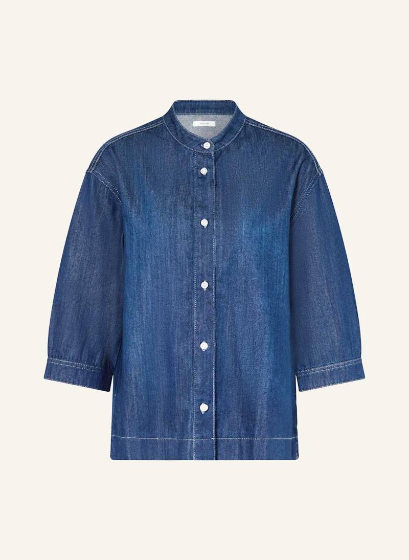 Opus Jeansbluse Ferella Mit 3/4-Arm blau von Opus