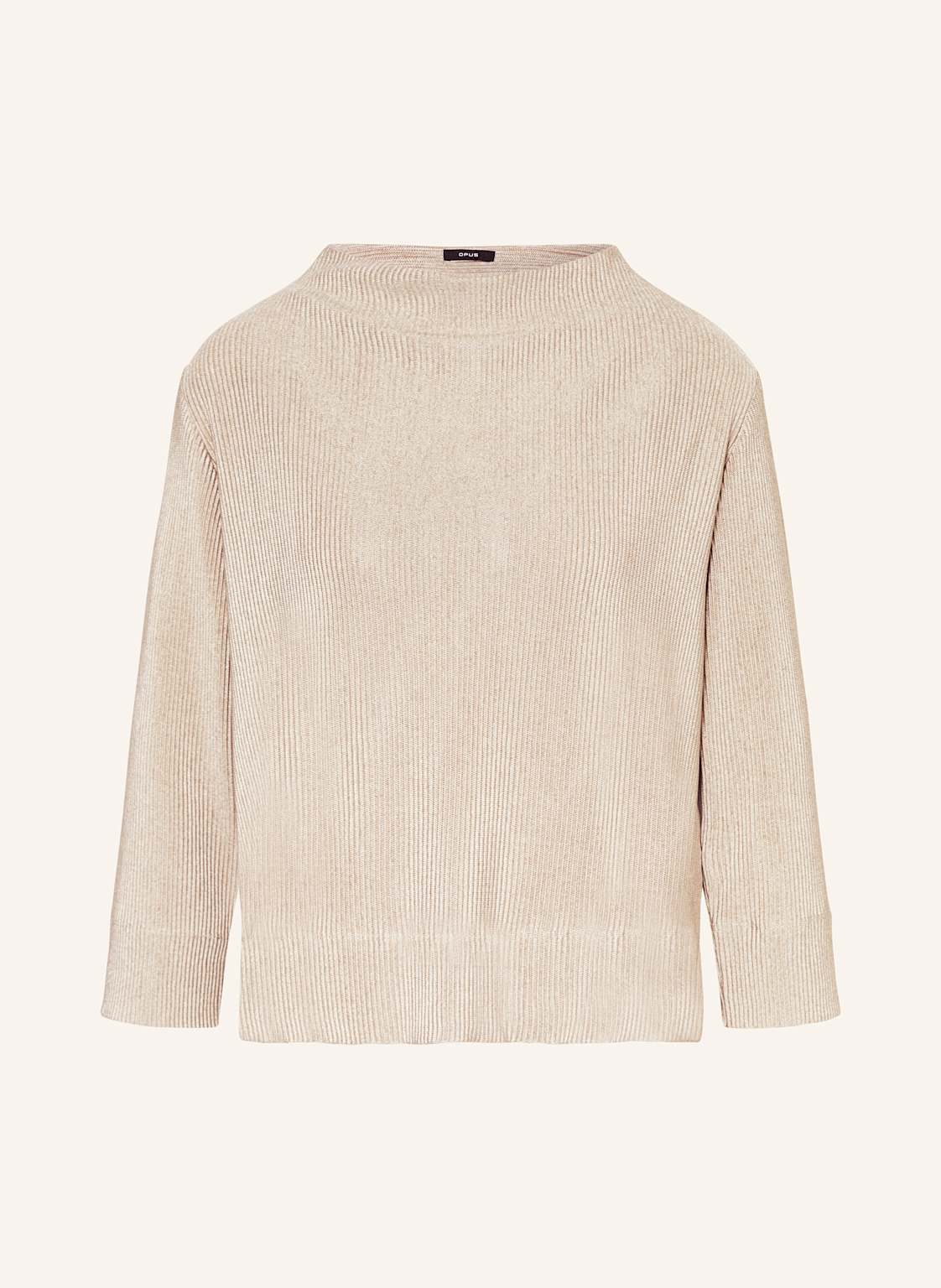 Opus Pullover Satella Mit Glitzergarn beige von Opus