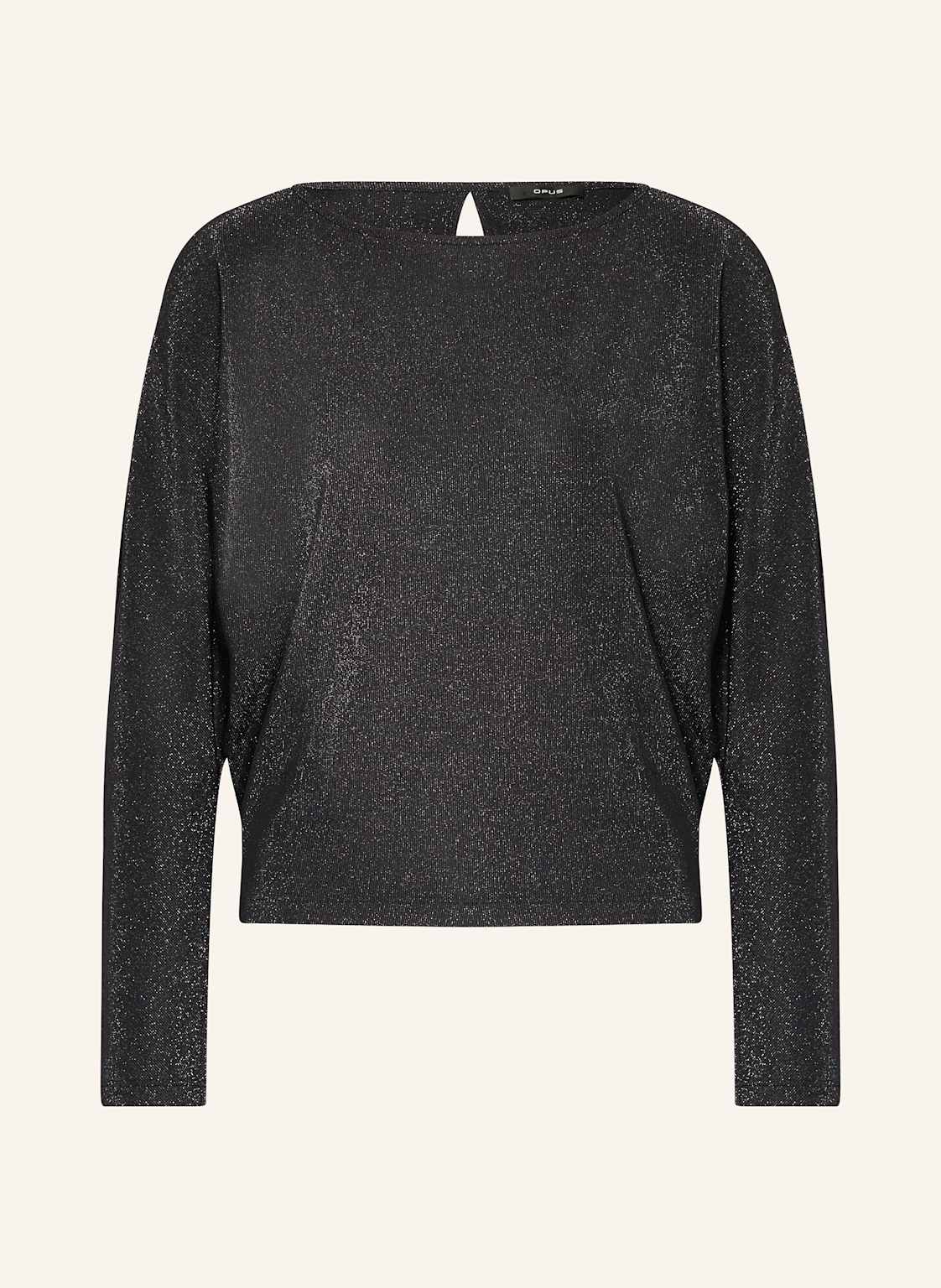 Opus Pullover Siglam Mit Glitzergarn schwarz von Opus