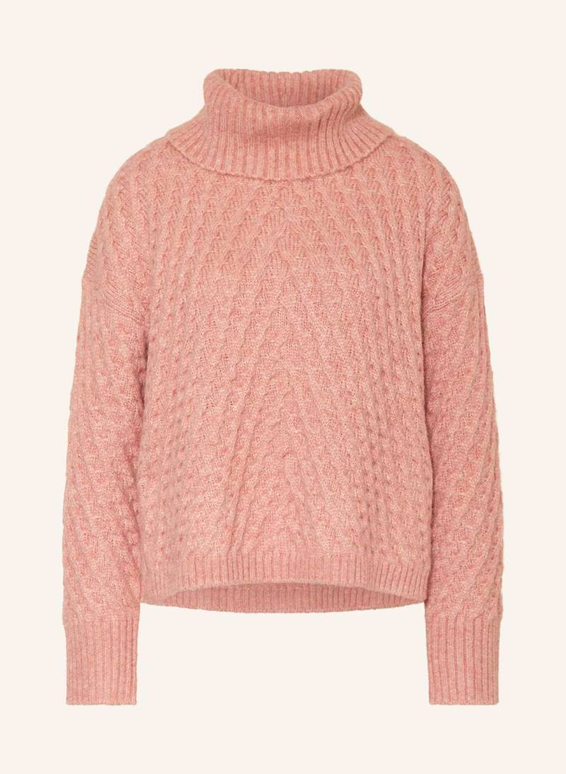 Opus Rollkragenpullover Plinea rosa von Opus