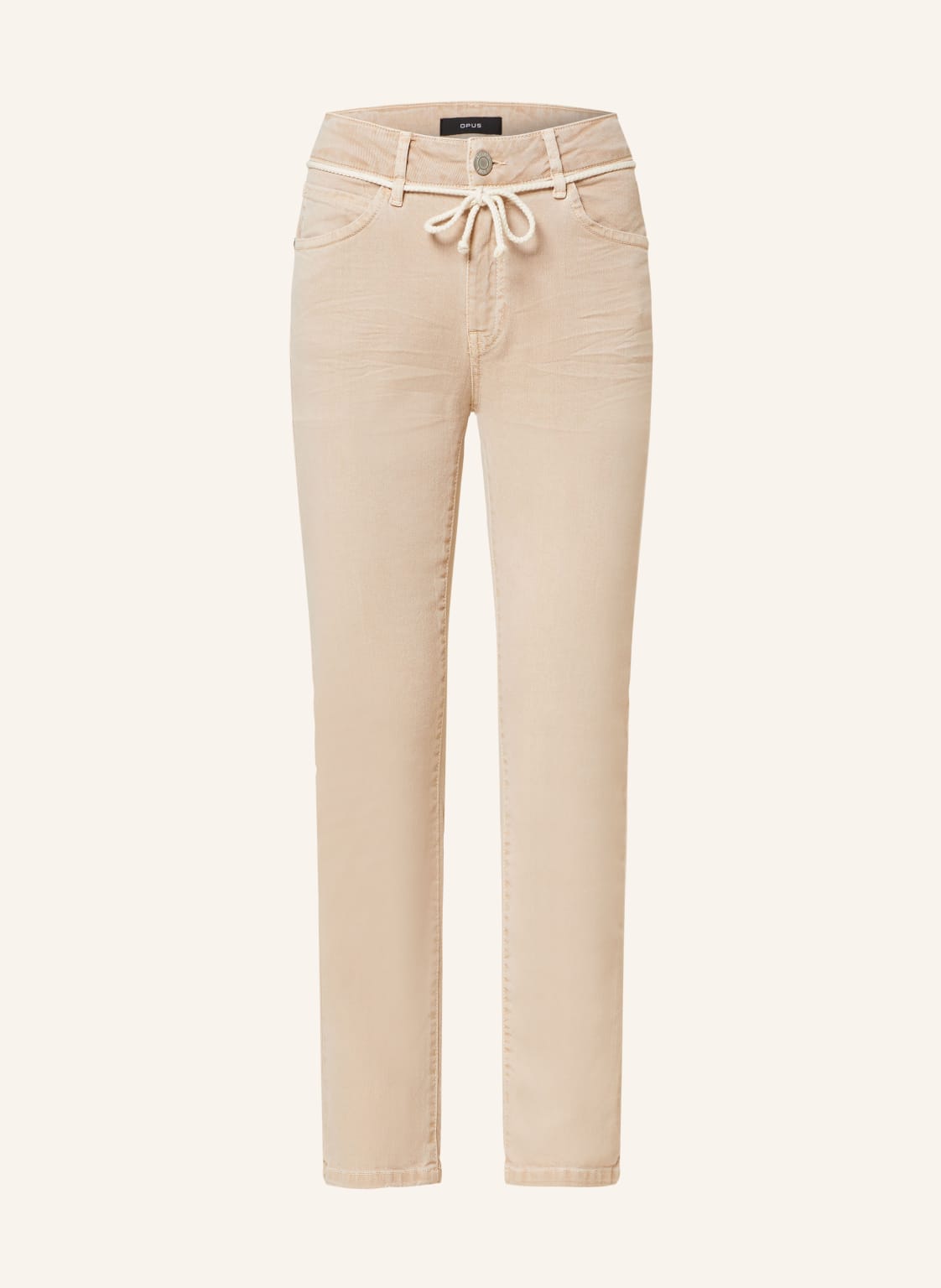 Opus Skinny Jeans Louis beige von Opus