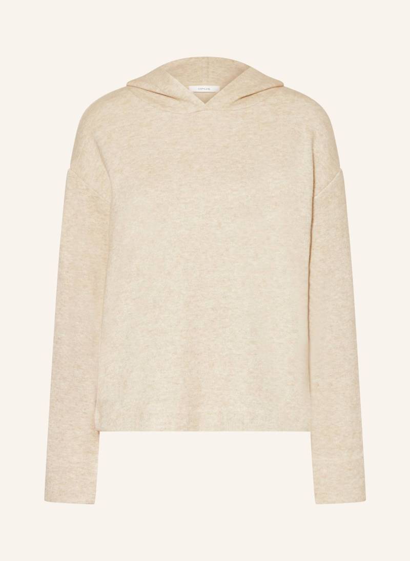 Opus Strick-Hoodie Genulo beige von Opus