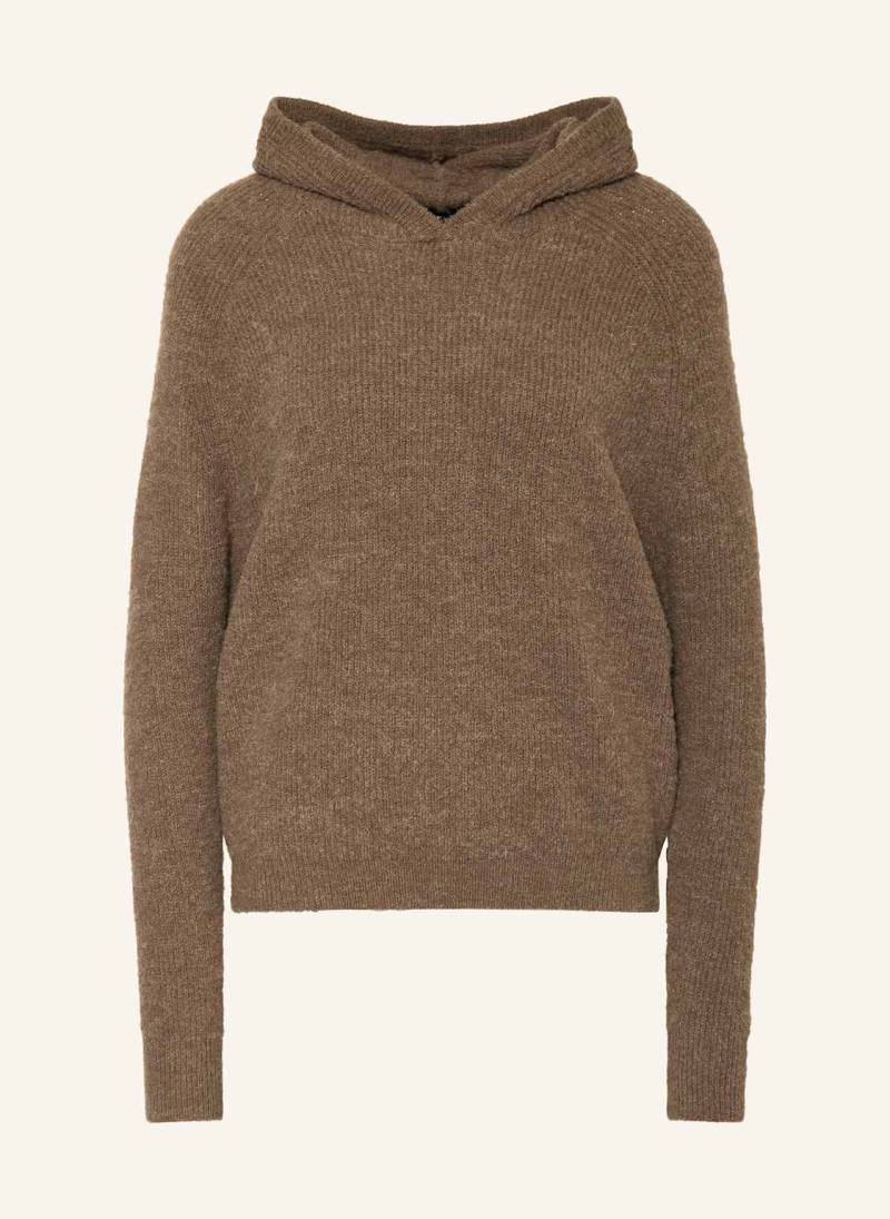 Opus Strick-Hoodie Poody beige von Opus