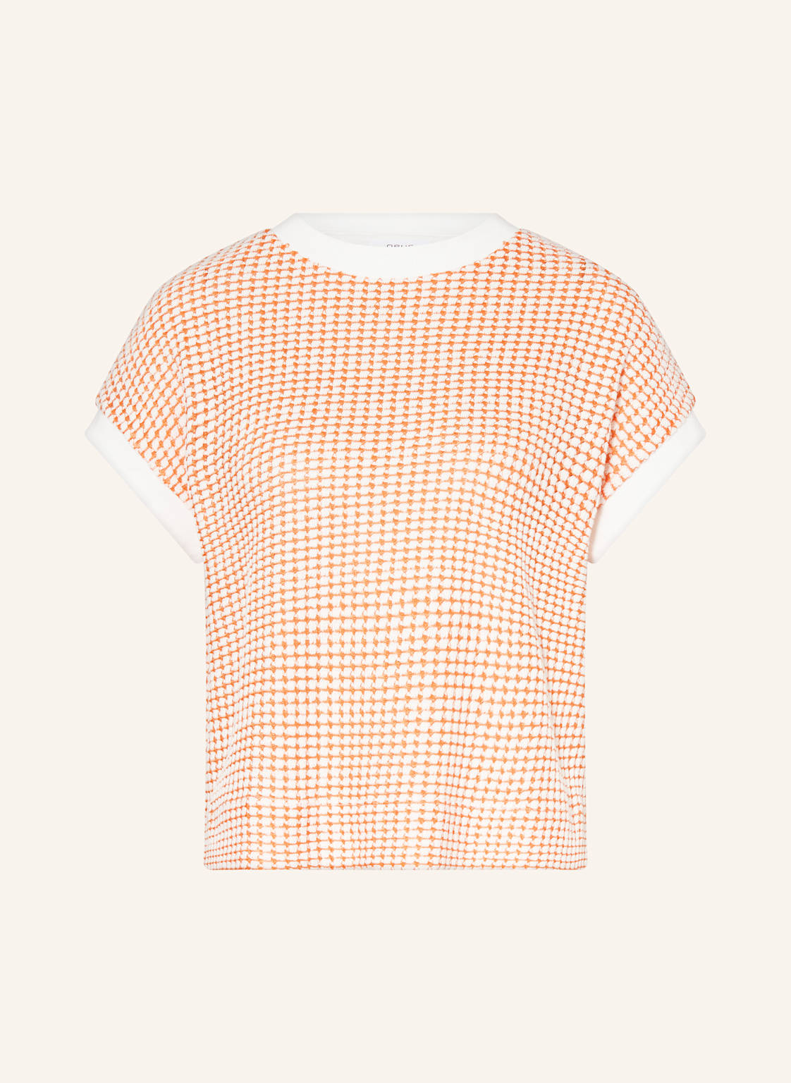 Opus Strickshirt Guton orange Opus Strickshirt Guton orange von Opus