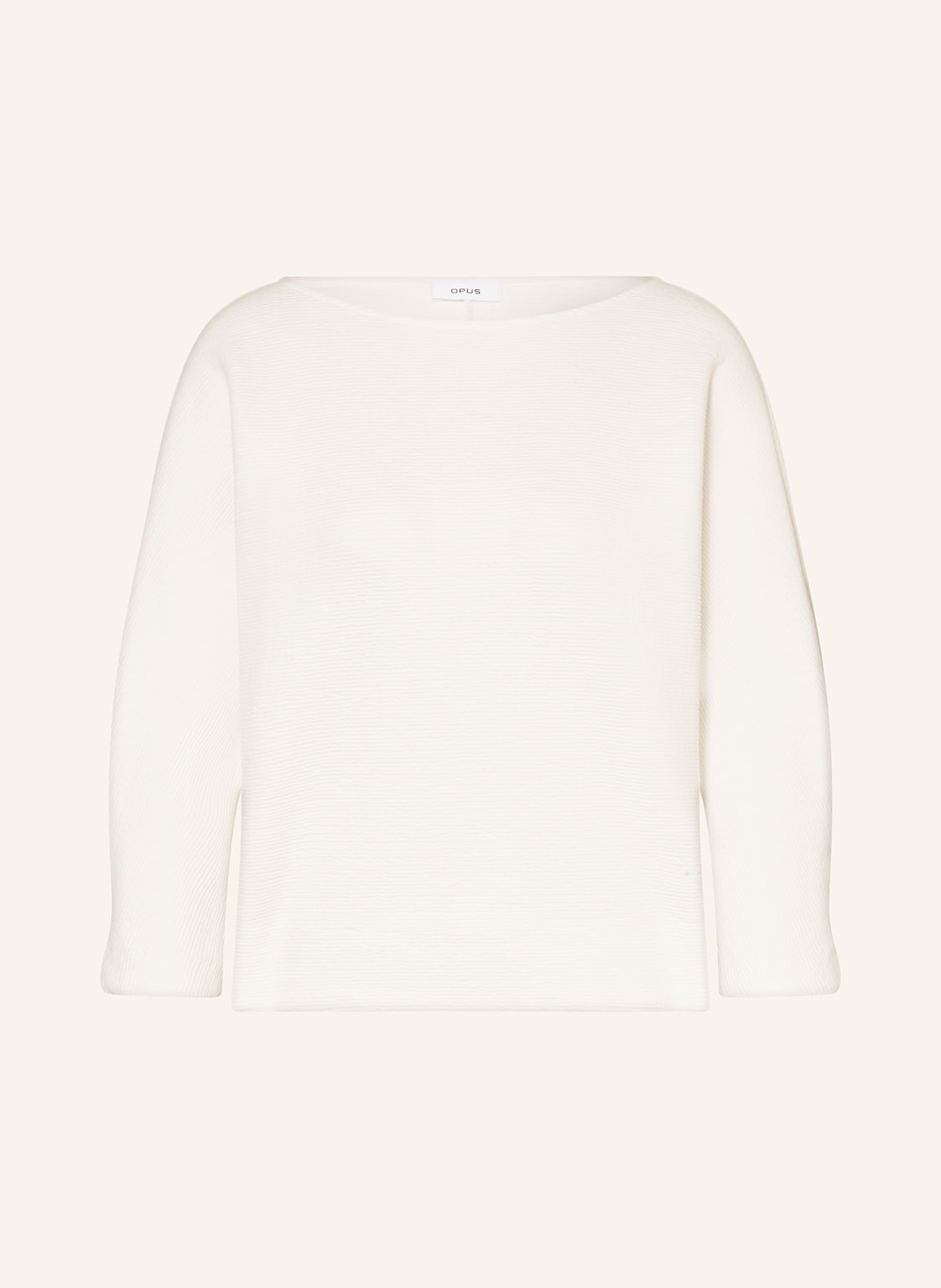Opus Sweatshirt Genzi Mit 3/4-Arm weiss Opus Sweatshirt Genzi Mit 3/4-Arm weiss von Opus