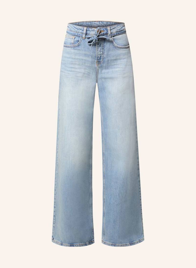 Opus Wide Leg Jeans Miva blau von Opus