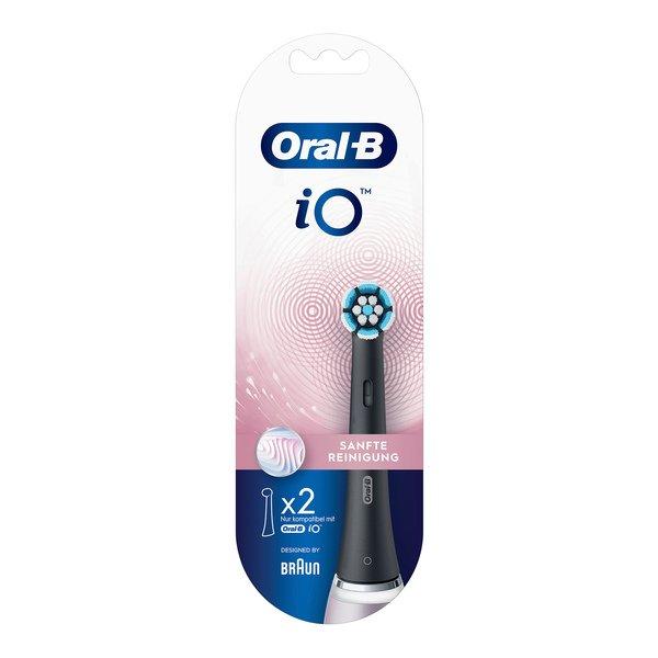 Aufsteckbür. Io Sanfte Reinig. Damen Black 2 pezzi von Oral-B