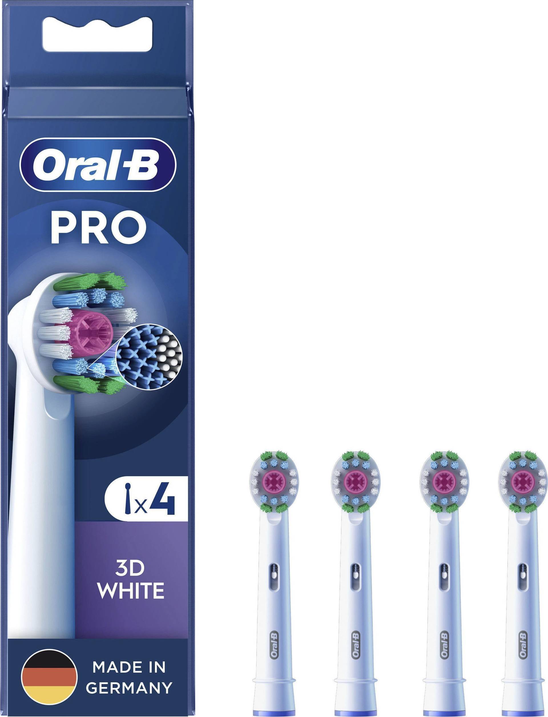 Oral-B Aufsteckbürsten »Pro 3D White«, X-förmige Borsten von Oral-B