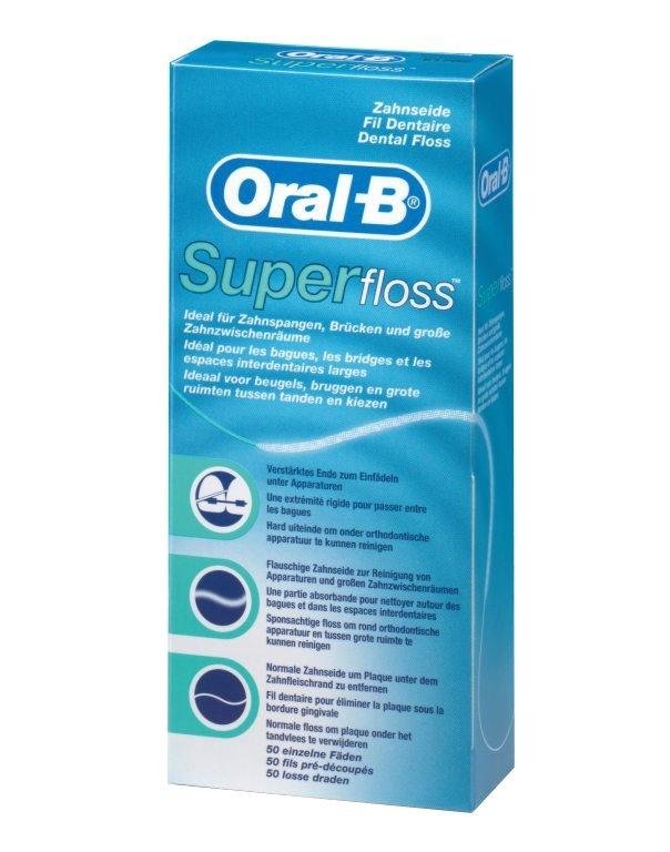 Superfloss Zahnseide 50 Fäden Damen  50 Stück von Oral-B