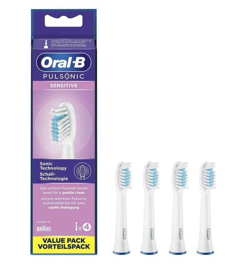 Oral-b Pulsonic - Aufsteckbürsten 4er Set Damen Weiss ONE SIZE von Oral-B