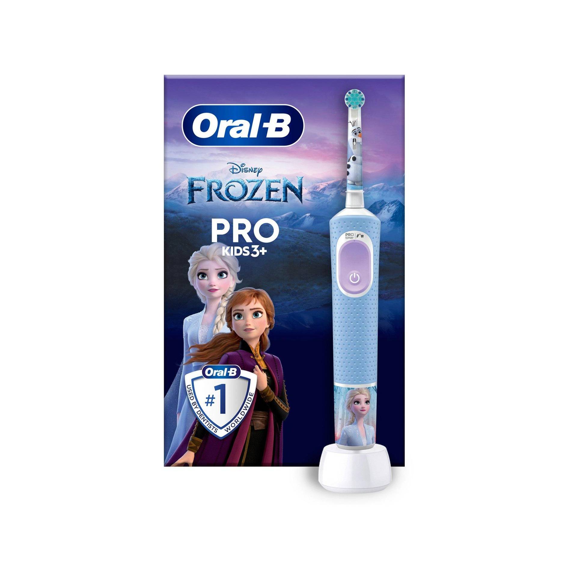 Pro Kids Frozen Elektrische Zahnbürste Damen Hellblau von Oral-B