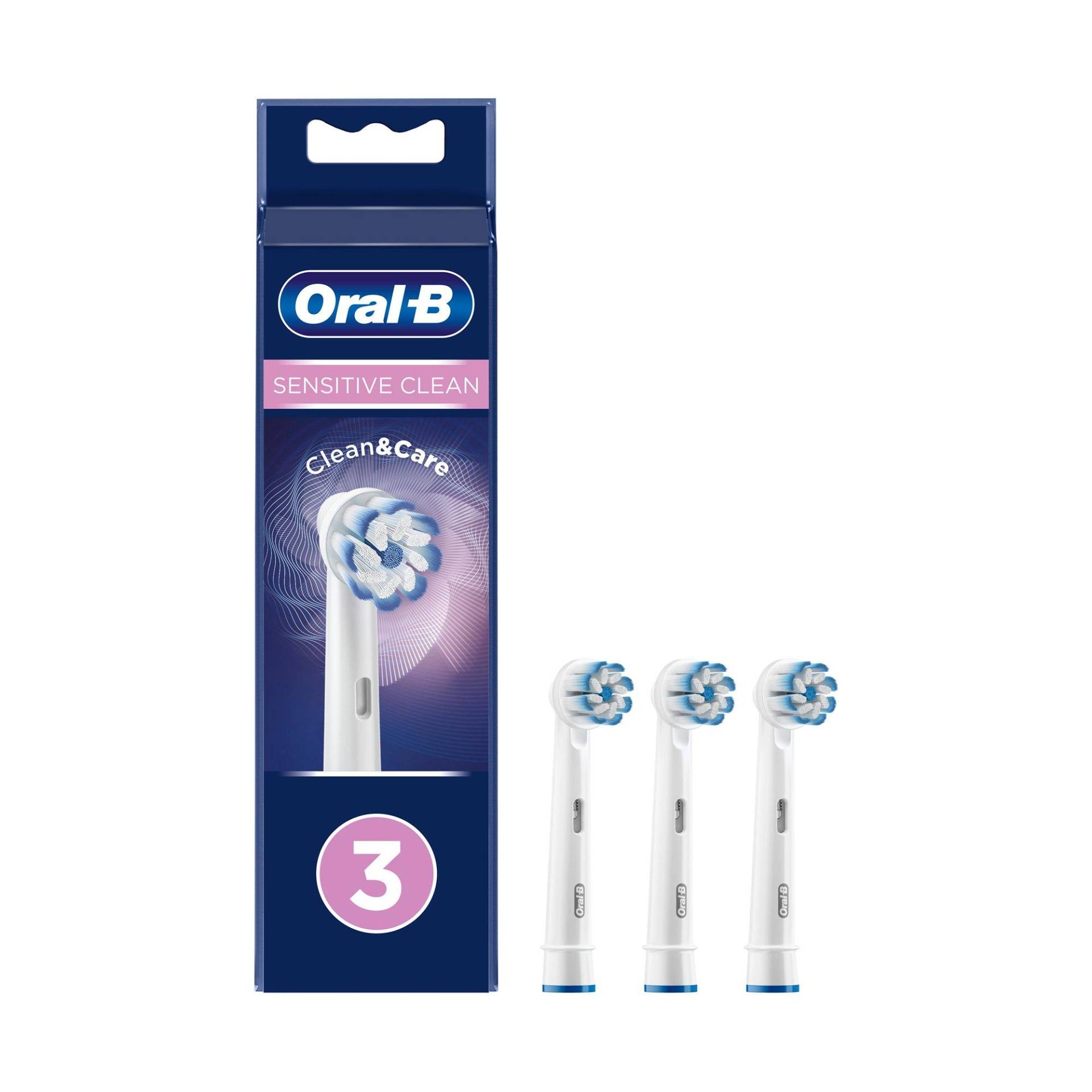 Sensitive Clean Ersatzzahnbürste Damen Weiss 3 pezzi von Oral-B