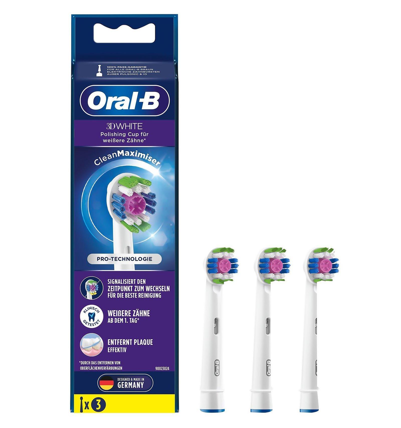 Zahnbürstenköpfe Oral-b 3d Cleanmaximiser Weiss Damen  ONE SIZE von Oral-B