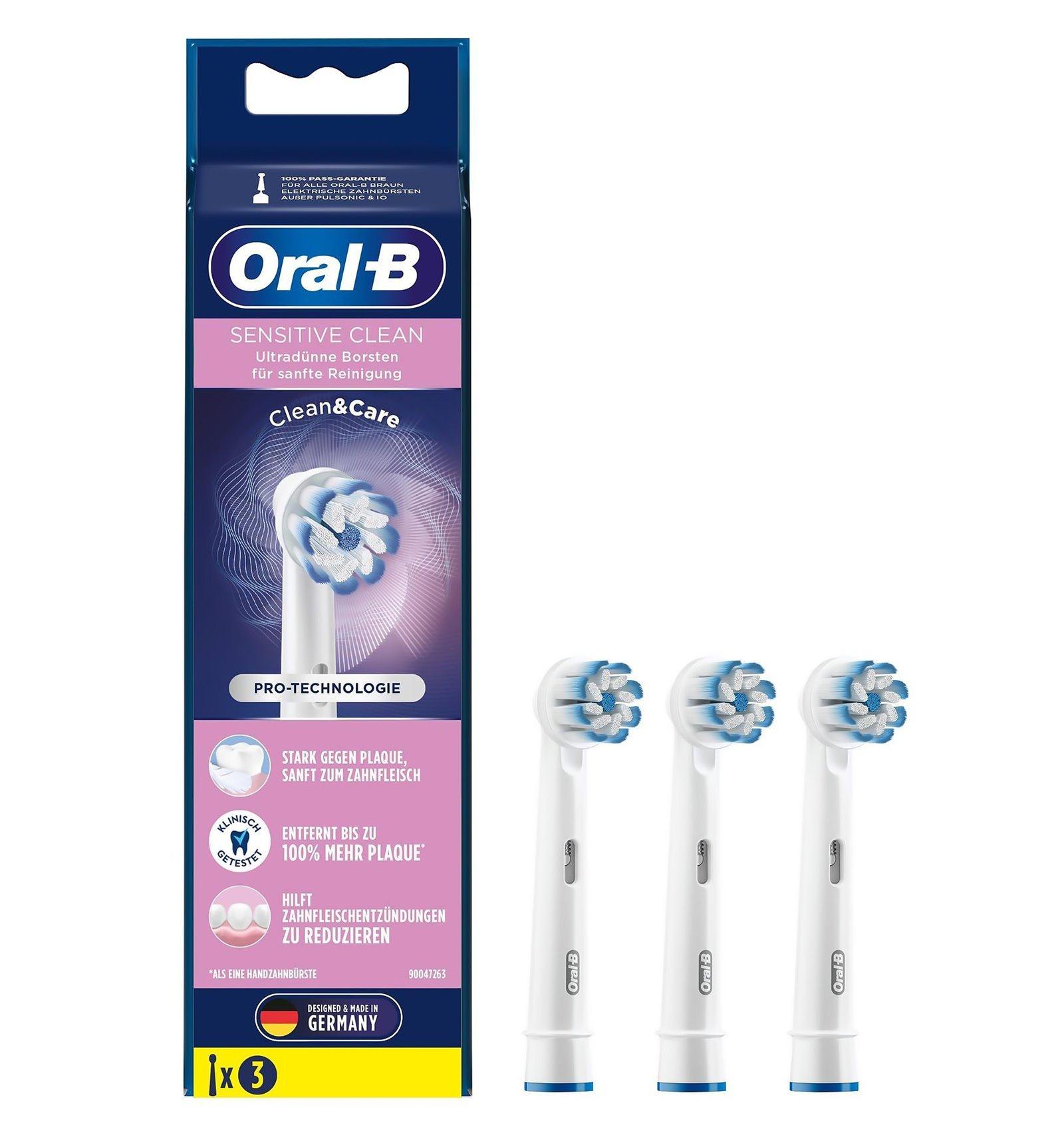 Zahnbürstenköpfe Oral-b Sensitive Clean 3er - Weiss Damen  ONE SIZE von Oral-B