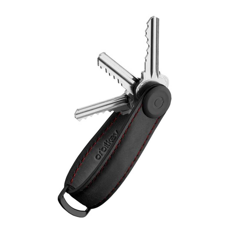 Key Organiser Crazy Horse Leder in Schwarz von Orbitkey