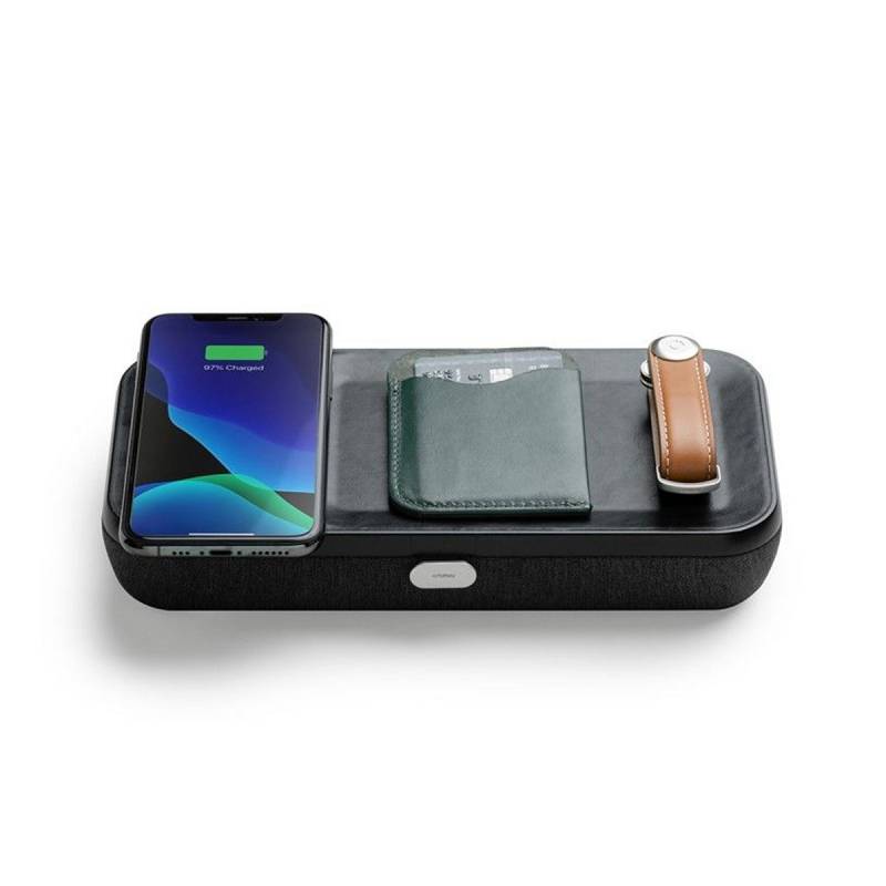 Wireless Charger Nest in Schwarz von Orbitkey