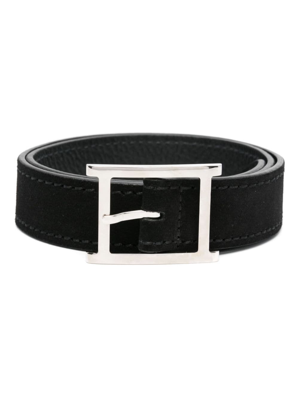 Orciani Amalfi suede belt - Black von Orciani