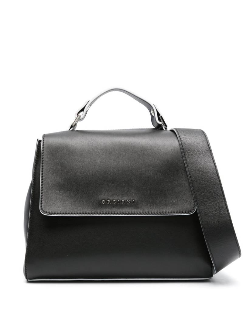 Orciani Sveva Soft leather tote bag - Black von Orciani