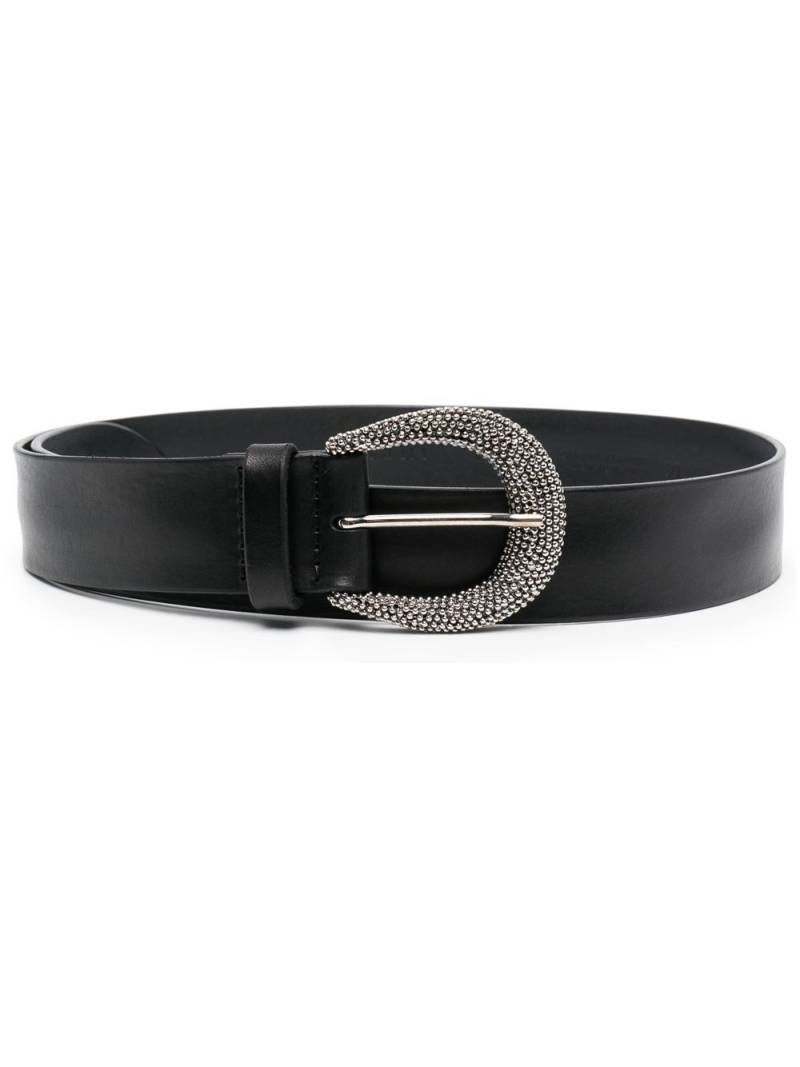 Orciani buckle-detail leather belt - Black von Orciani