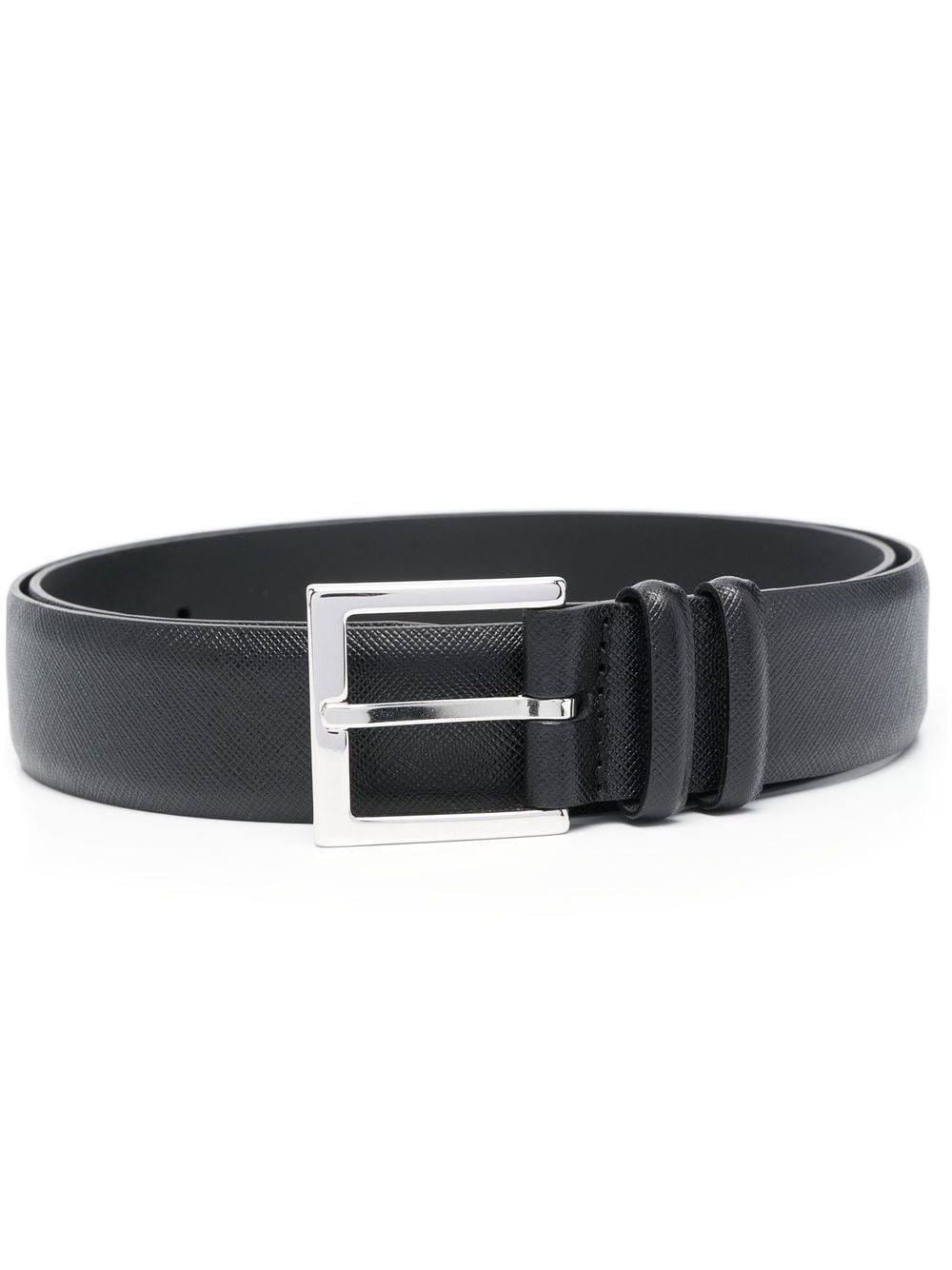 Orciani buckle-fastening leather belt - Black von Orciani