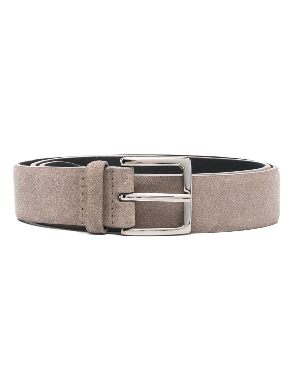 Orciani buckle-fastening suede belt - Grey von Orciani