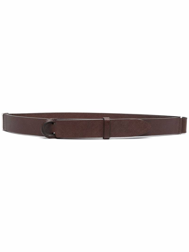 Orciani buckled leather belt - Brown von Orciani