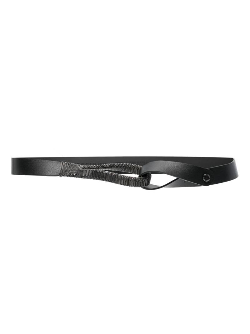 Orciani chain-detailing belt - Black von Orciani