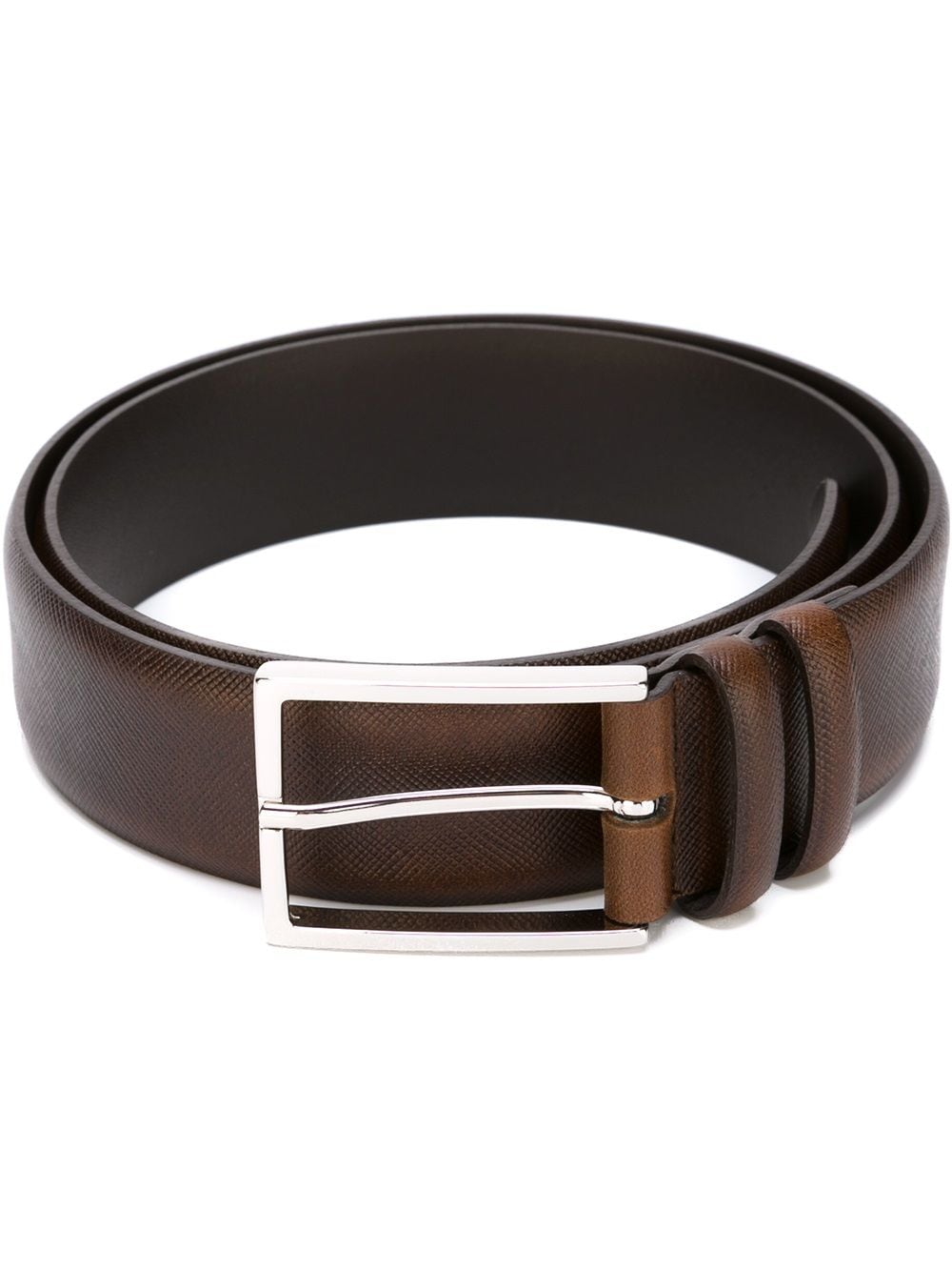 Orciani classic buckle belt - Brown von Orciani