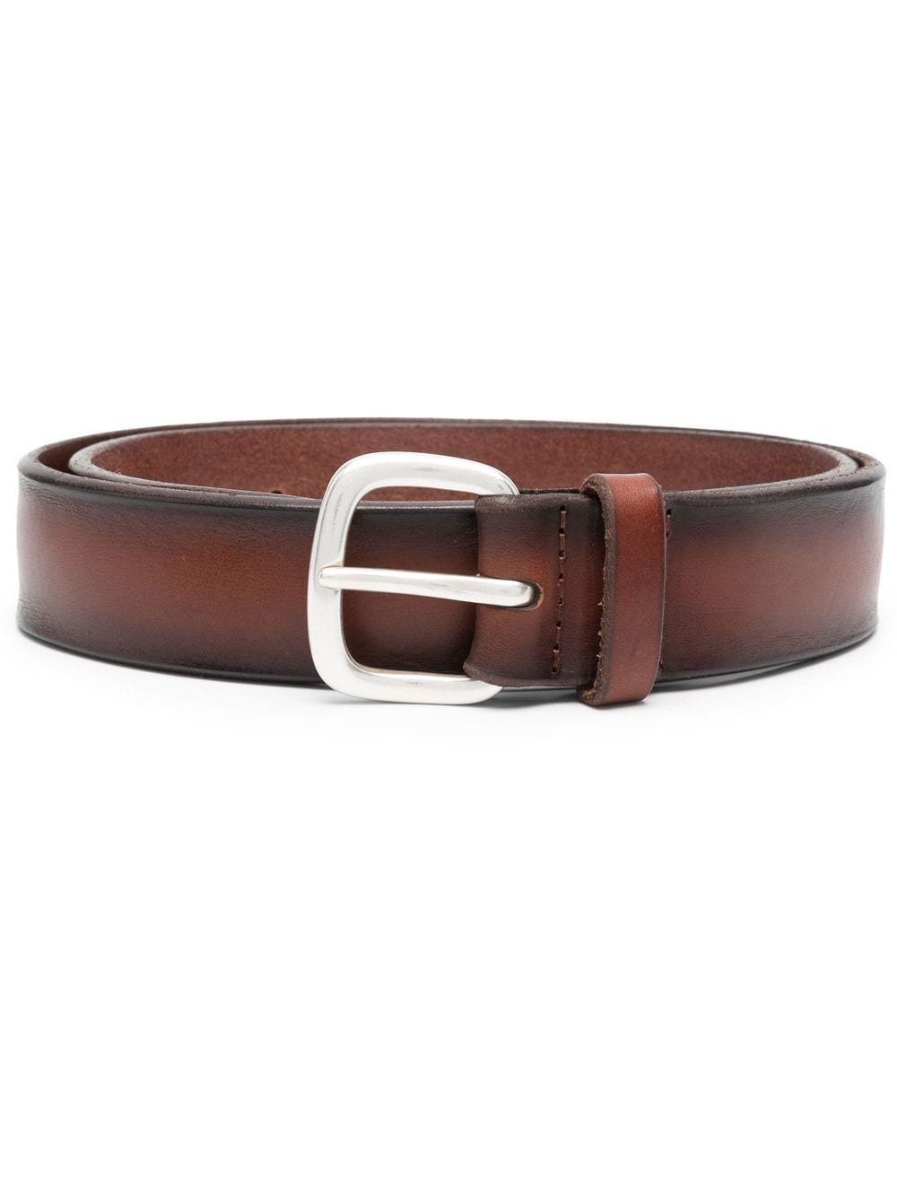 Orciani distressed-effect buckle belt - Brown von Orciani