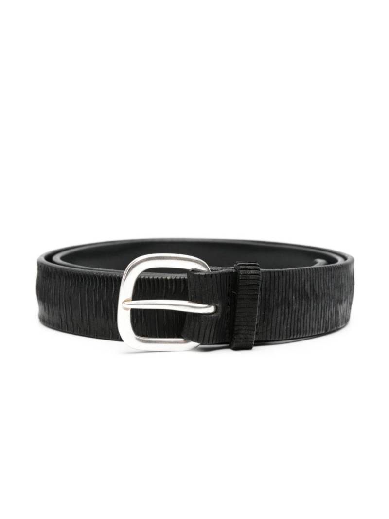 Orciani engraved belt - Black von Orciani