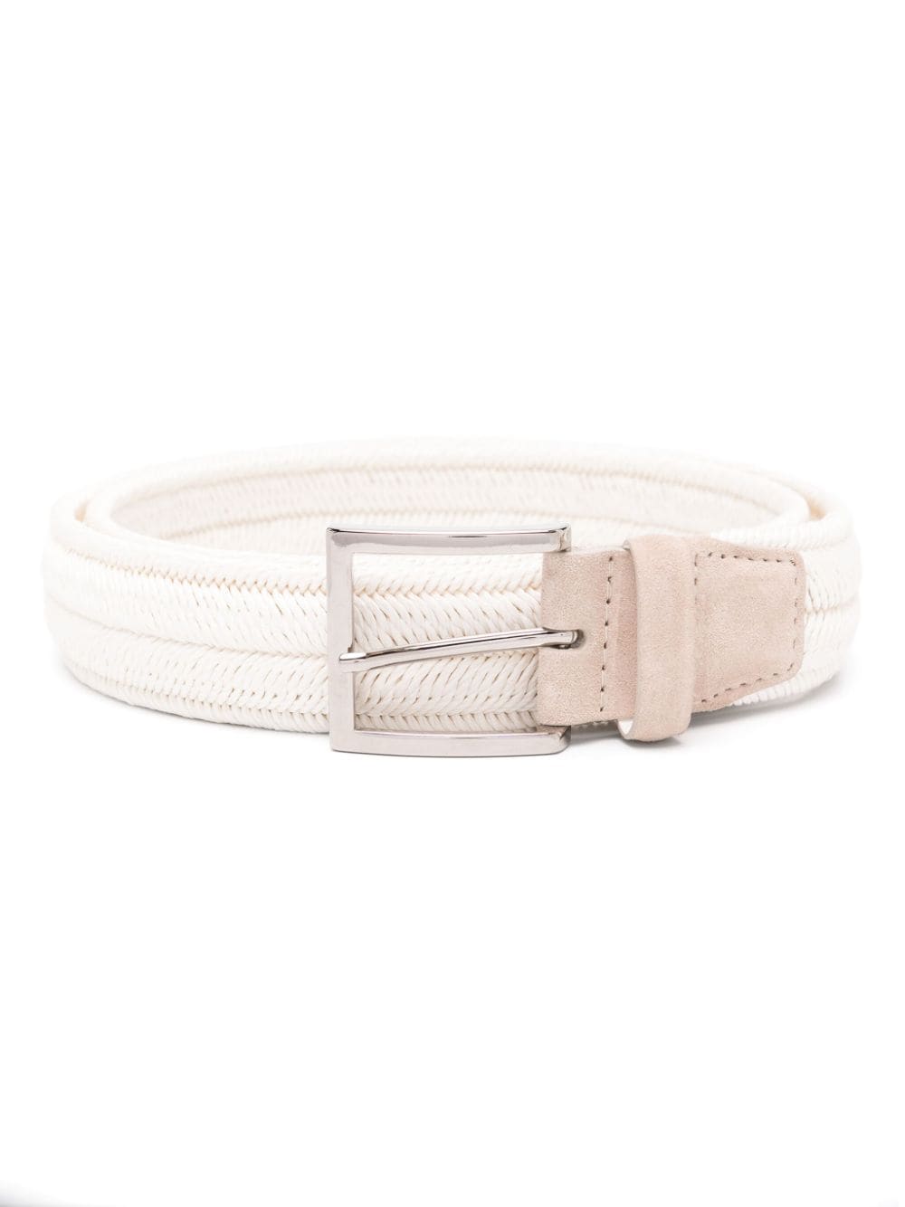 Orciani interwoven buckle-fastening belt - White von Orciani
