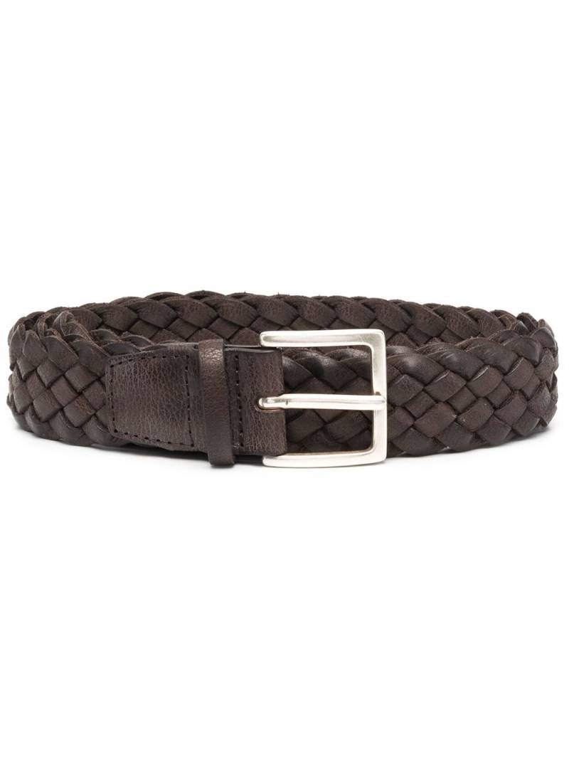 Orciani interwoven-design belt - Blue von Orciani