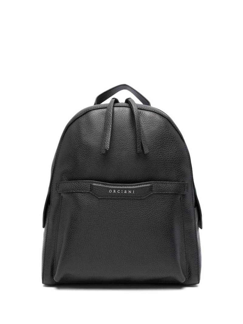 Orciani logo-lettering backpack - Black von Orciani