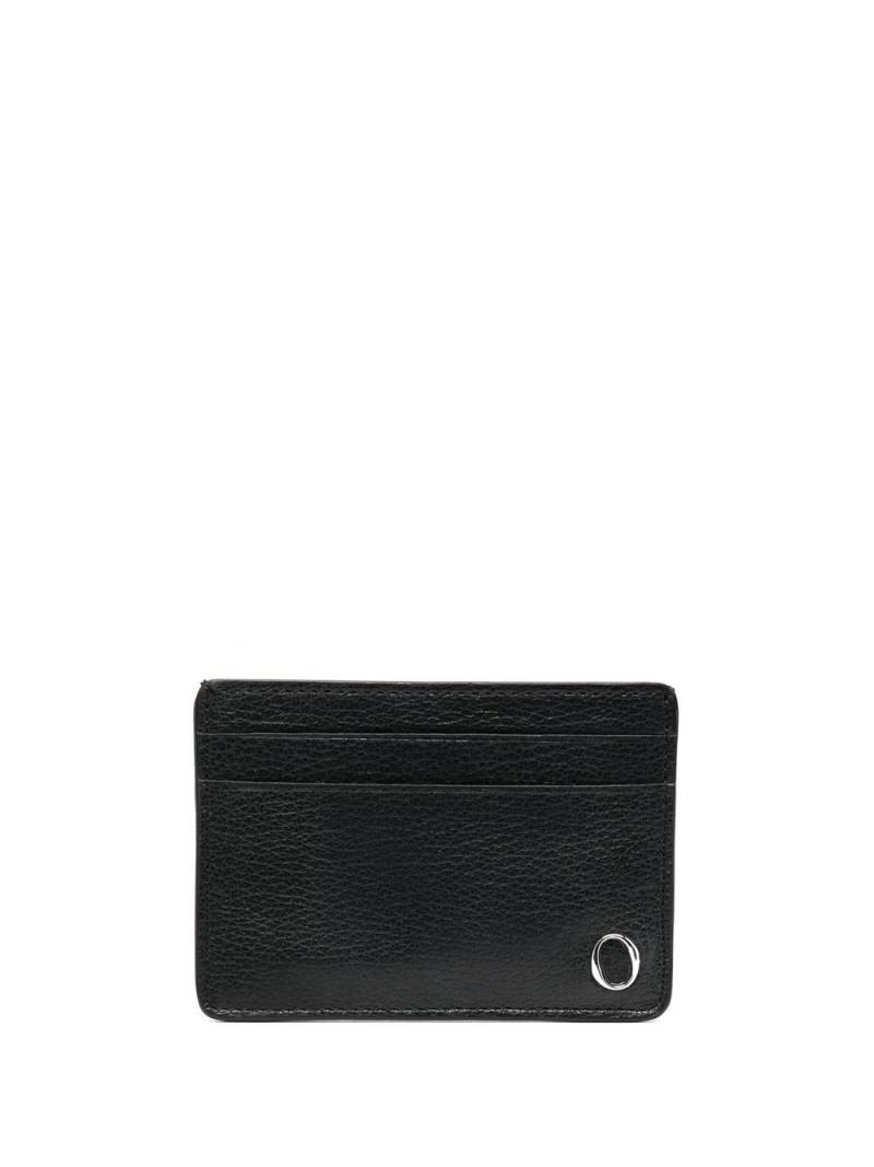 Orciani logo-plaque cardholder - Black von Orciani