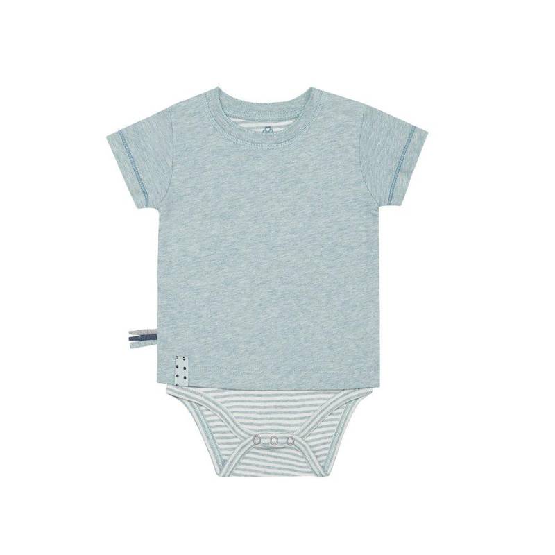 Kurzarm-bodyshirt Unisex Pastellgrün 18-24M von OrganicEra