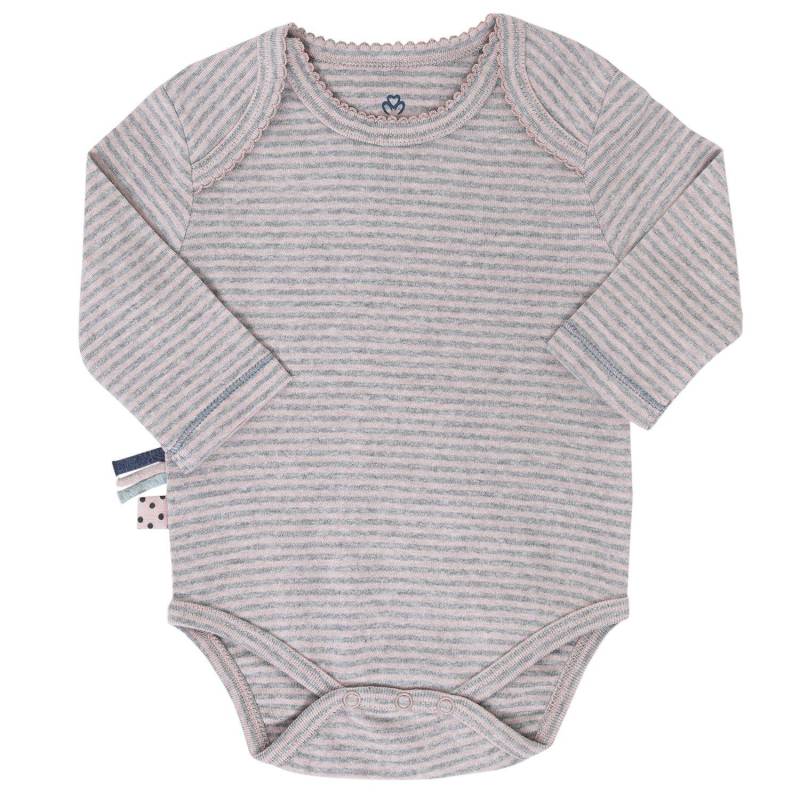 Langarm-body Unisex Rosa 18-24M von OrganicEra