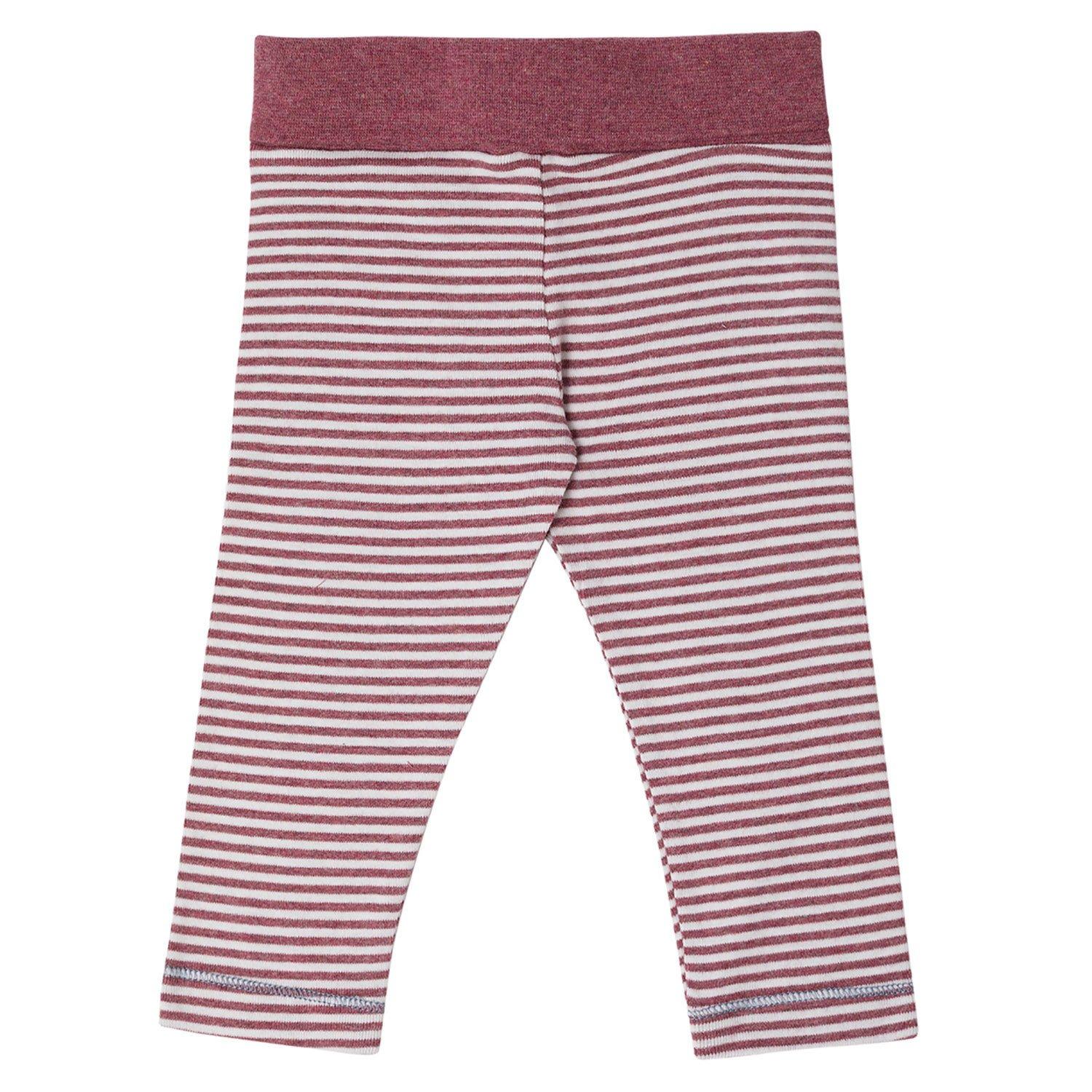 Leggings Unisex Bordeaux 12-18M von OrganicEra