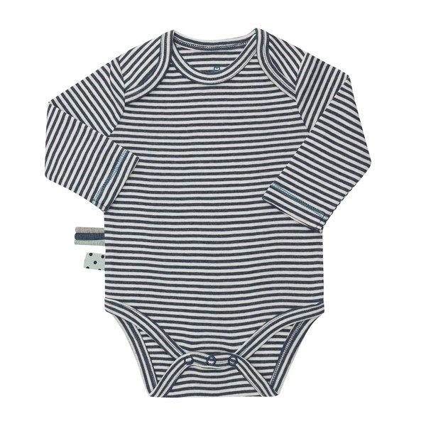 Langarm-body Unisex Indigo 0-3M von OrganicEra