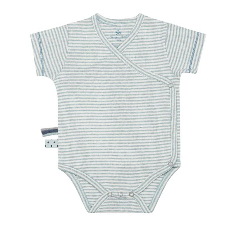 Wickel-kurzarmbody Unisex Pastellgrün 0-3M von OrganicEra