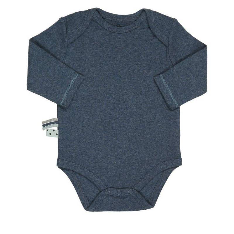 Langarm-body Unisex Indigo 0-3M von OrganicEra